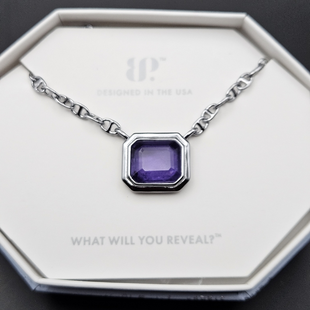 Bomb Party NK88950 "Once Made Of Mist" Lavender Amethyst Fused with Quartz